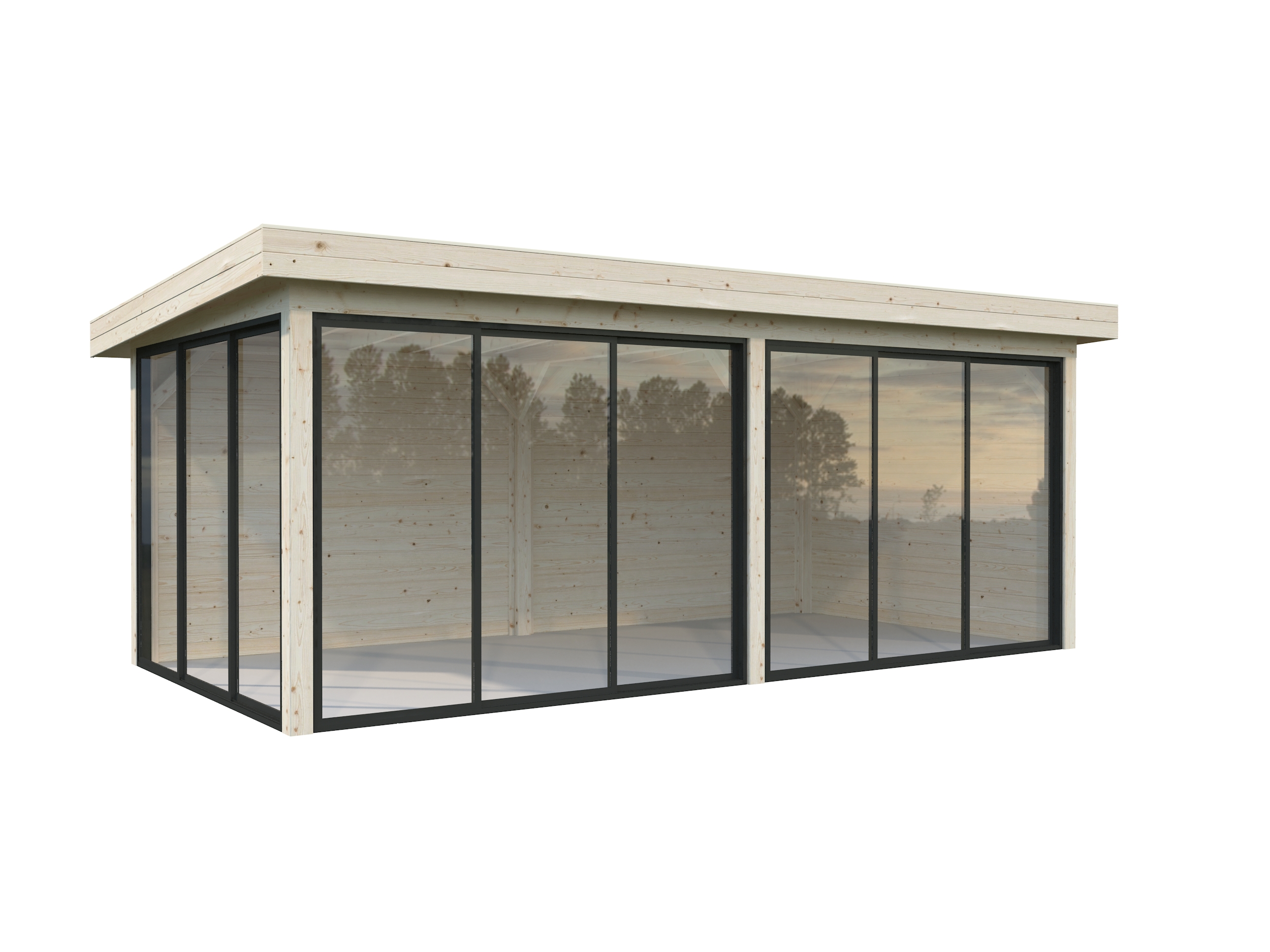 Pavillon Lenna 16,6 m² SET SLIDE 402 / 702 Connect