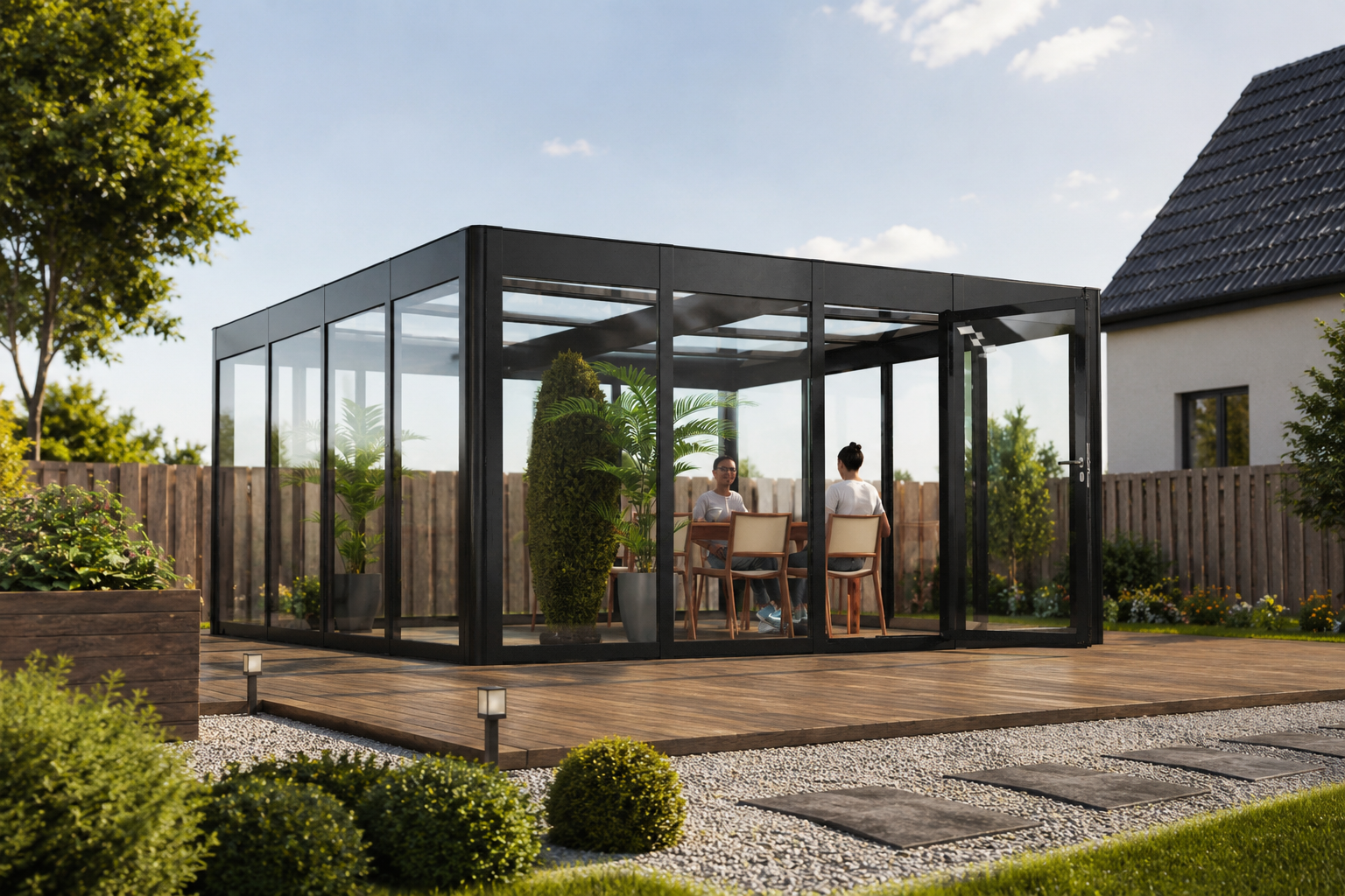 Aluminium Sommergarten - SunCasa Infinity 4.4