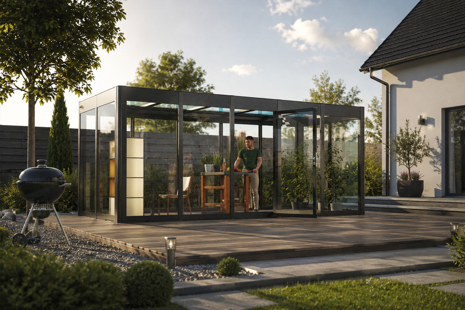Aluminium Sommergarten - SunCasa Infinity 5.2