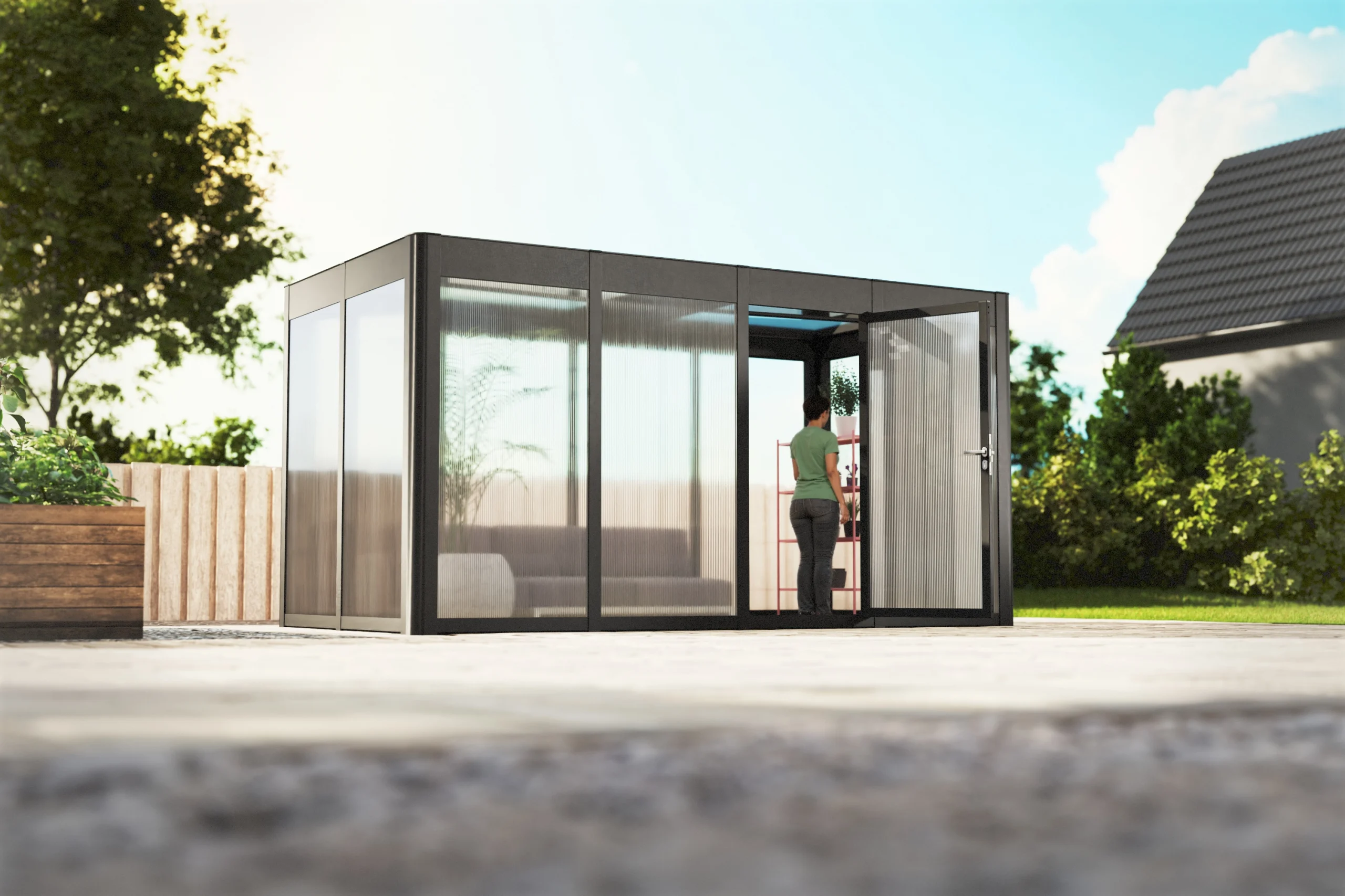 Aluminium Gewächshaus - SunCasa Select 4.2