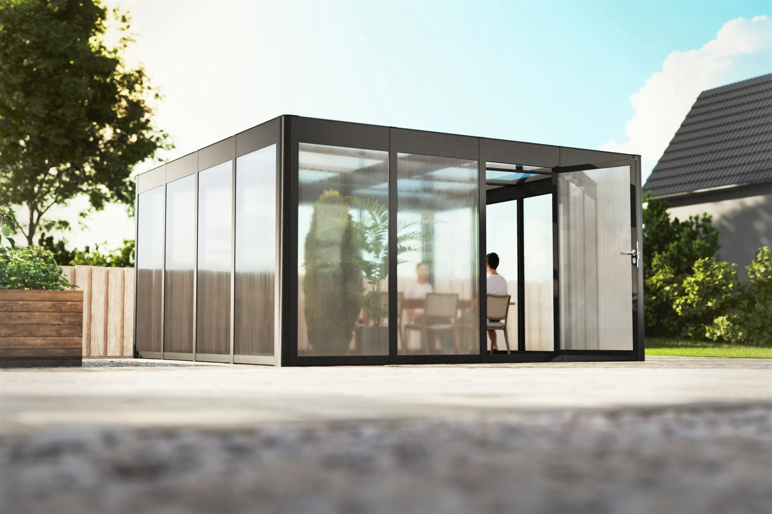 Aluminium Gewächshaus - SunCasa Select 4.4