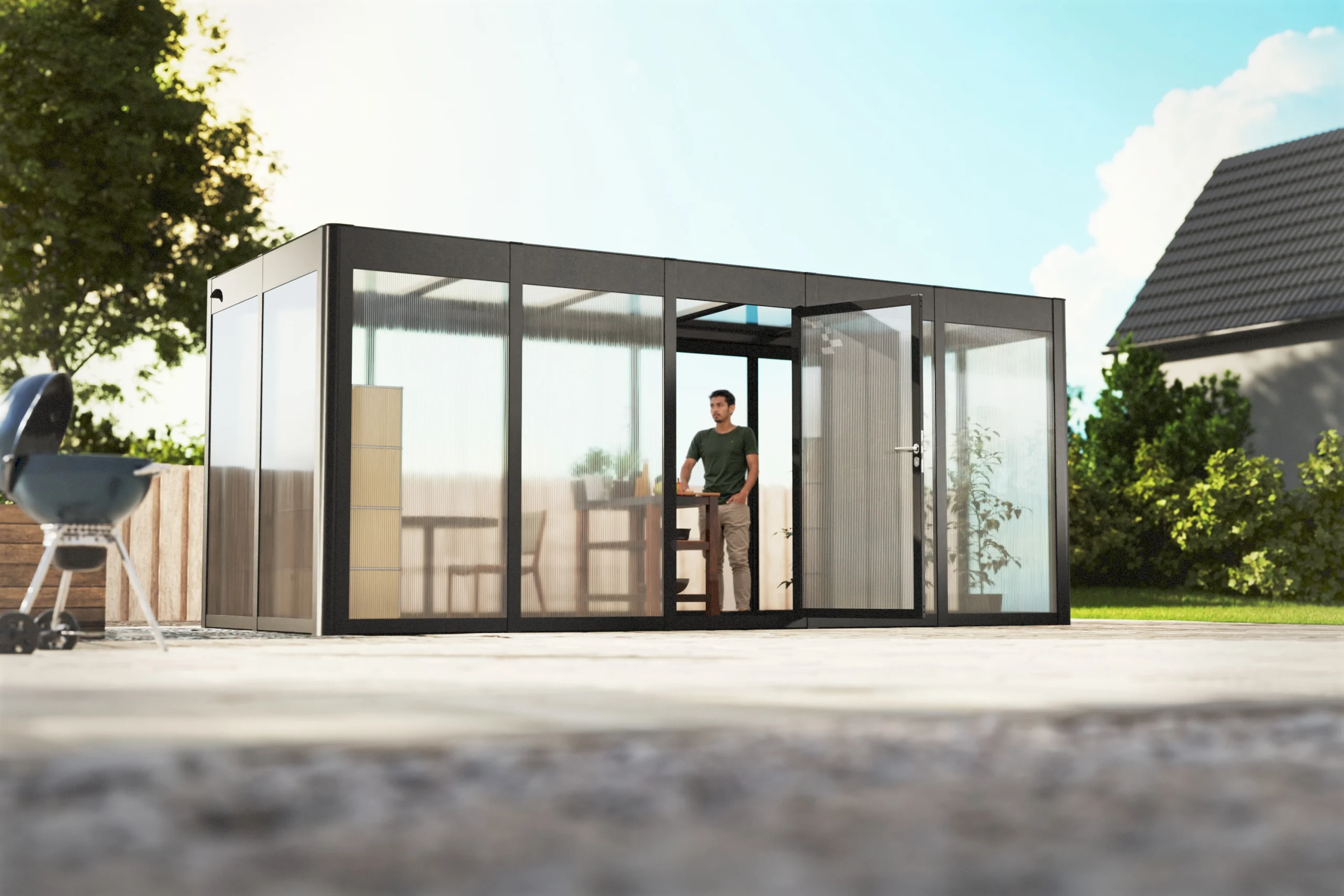 Aluminium Gewächshaus - SunCasa Select 5.2
