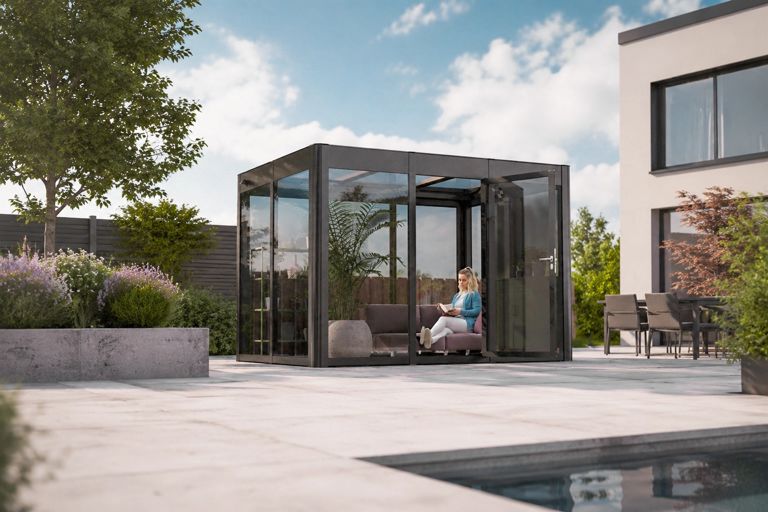 Aluminium Sommergarten - SunCasa Modern 3.2