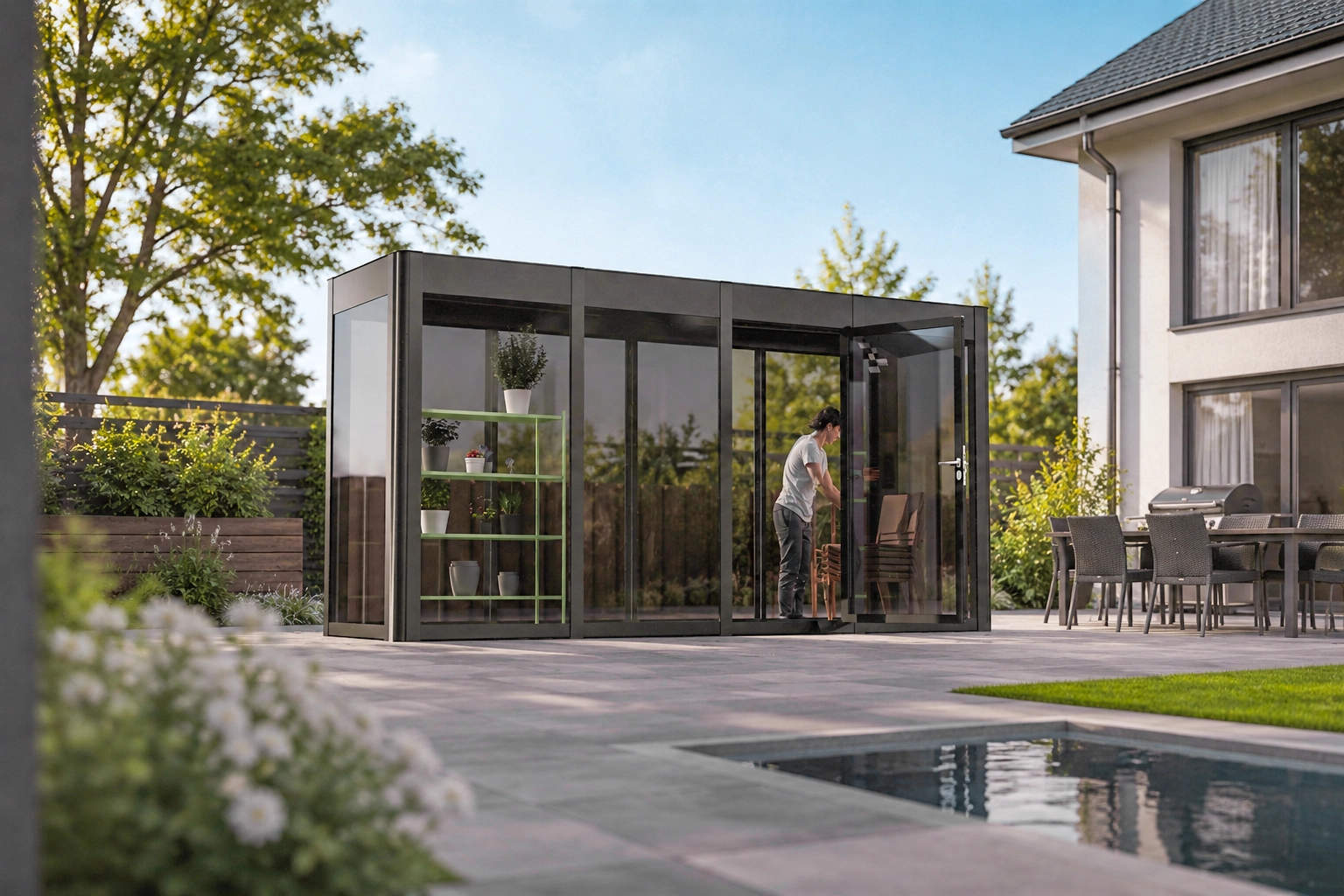 Aluminium Sommergarten - SunCasa Modern 4.1