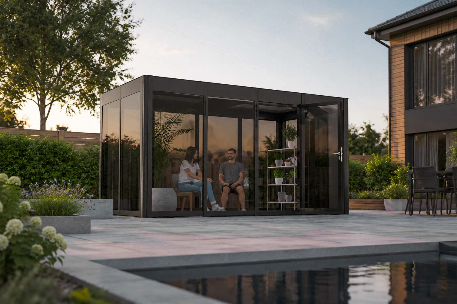 Aluminium Sommergarten - SunCasa Modern 4.2