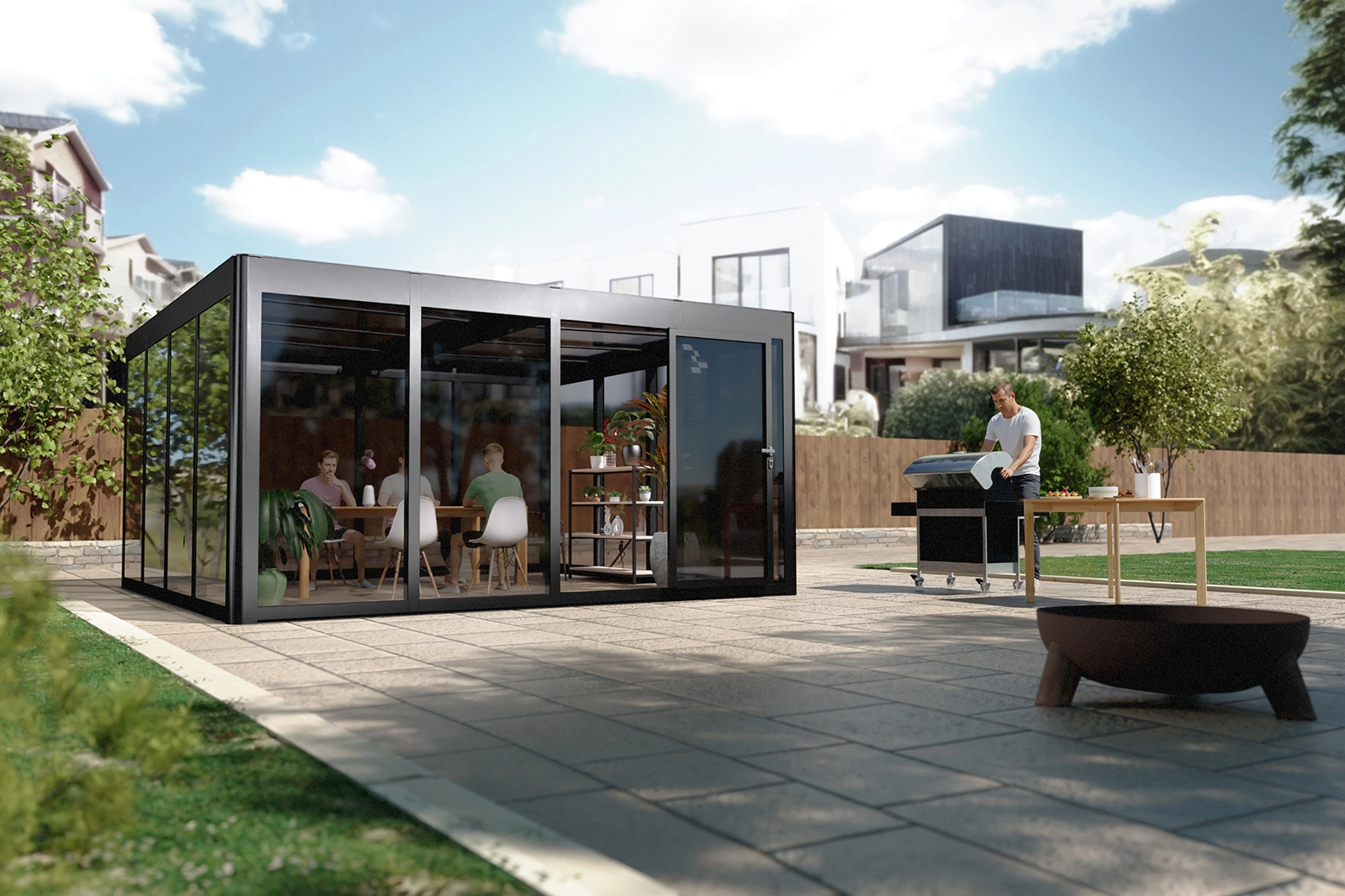 Aluminium Sommergarten - SunCasa Modern 5.4