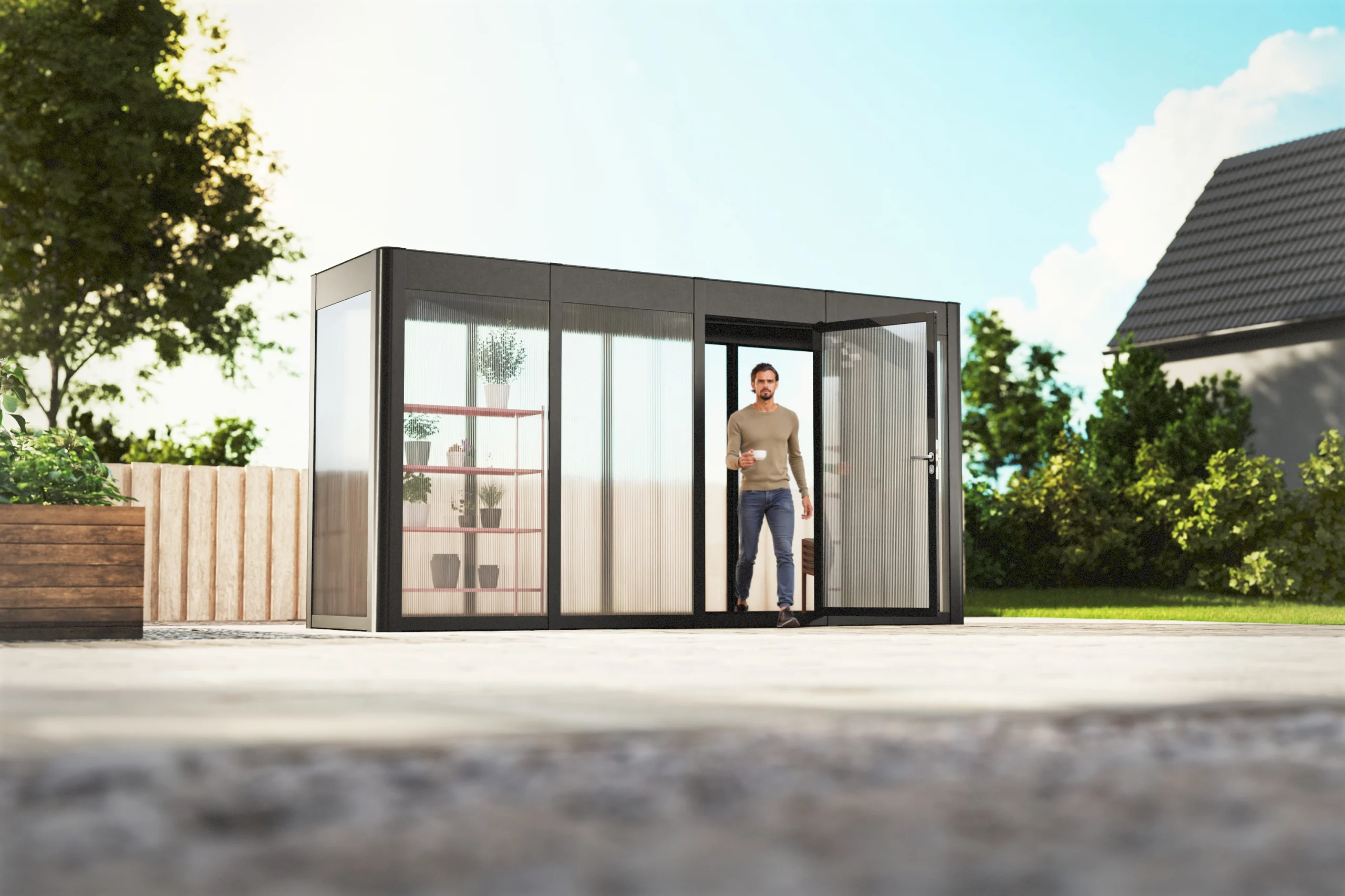 Aluminium Gewächshaus - SunCasa Select 4.1