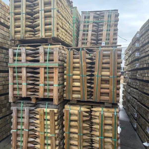 Restposten – Holzpfähle | Baumpfähle | Zaunpfosten