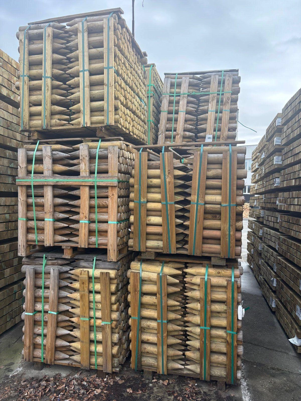 Restposten - Holzpfähle | Baumpfähle | Zaunpfosten