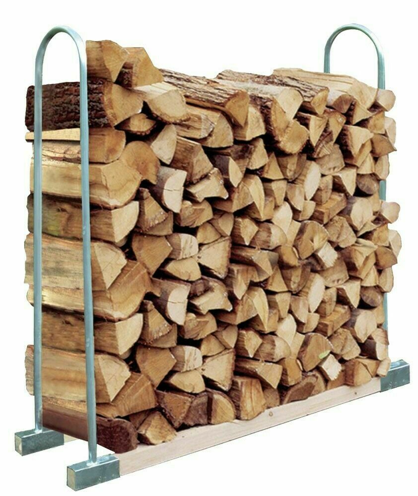 2er-Set Stapelhilfe für Brennholz-Kaminholzregale