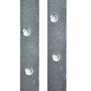 1 x Verbindungsplatte zur Fundamentbefestigung 120×40 mm 1 x Verbindungsplatte zur Fundamentbefestigung 120×40 mm
