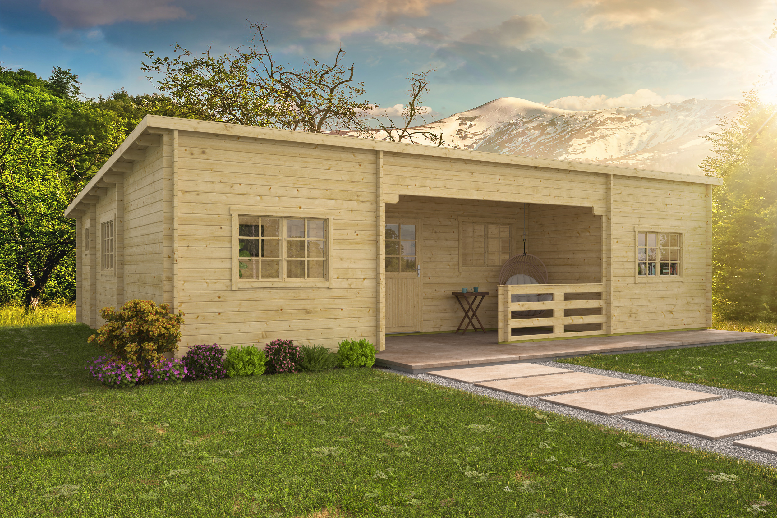 5-Raum-Gartenhaus Extremadura