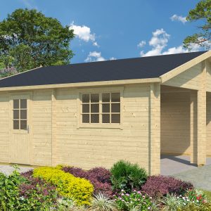 Doppelgarage aus Holz Falkland