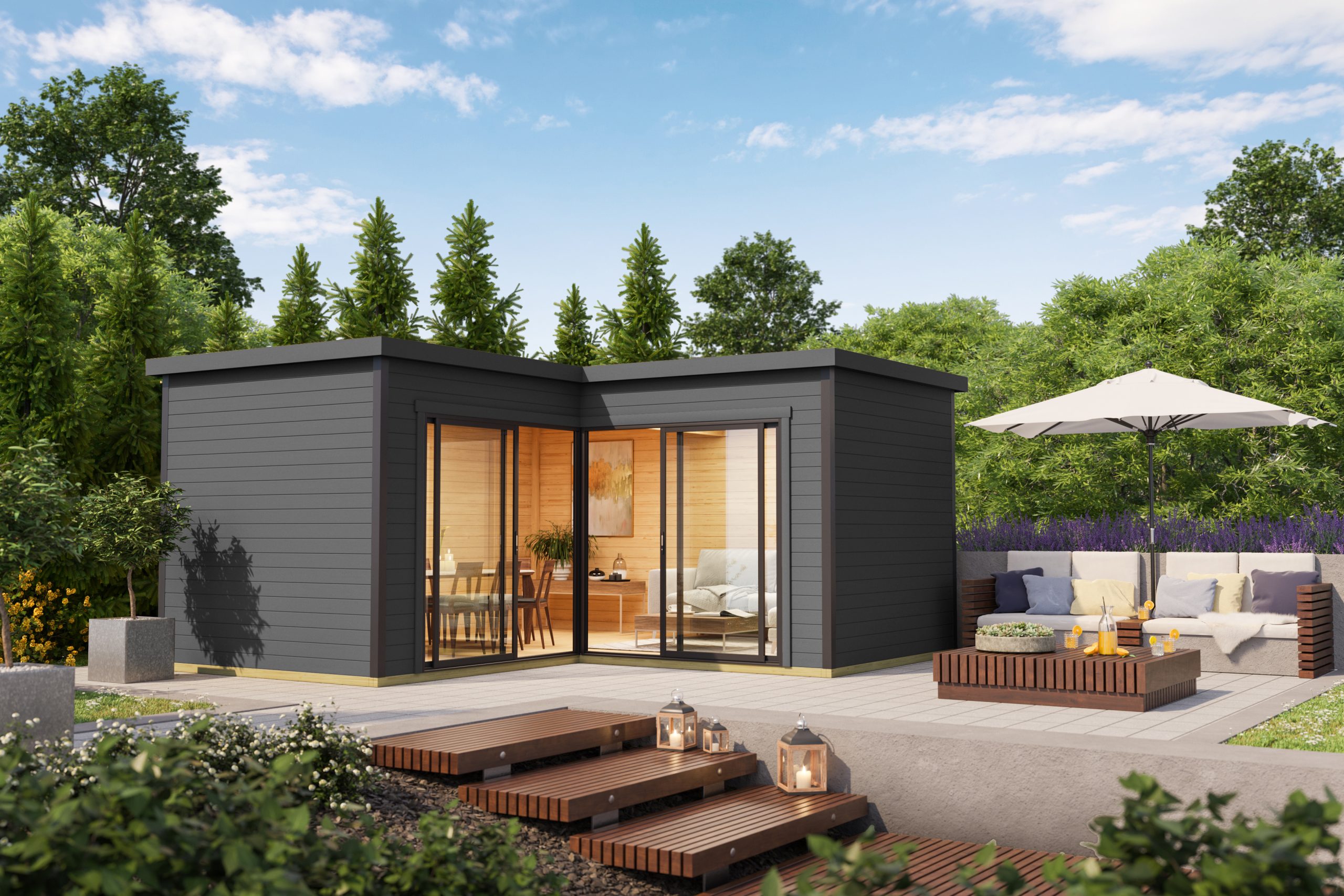 Home-Office Gartenhaus Domeo 6