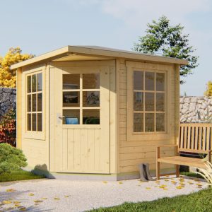 5-Eck-Gartenhaus Jos mit Zeltdach