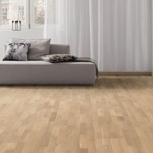 31 m² HARO Klick-Parkettboden Eiche puroweiß Family strukturiert