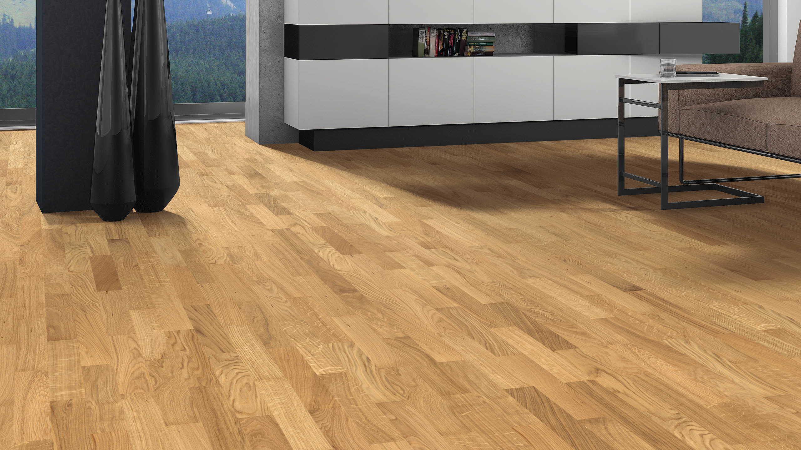 15 m² HARO Nut+Feder Parkettboden Eiche Standard strukturiert