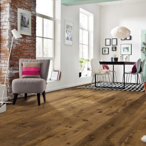 12 m² HARO Klick-Parkettboden Rauch-Eiche Sauvage strukturiert 12 m² HARO Klick-Parkettboden Rauch-Eiche Sauvage strukturiert