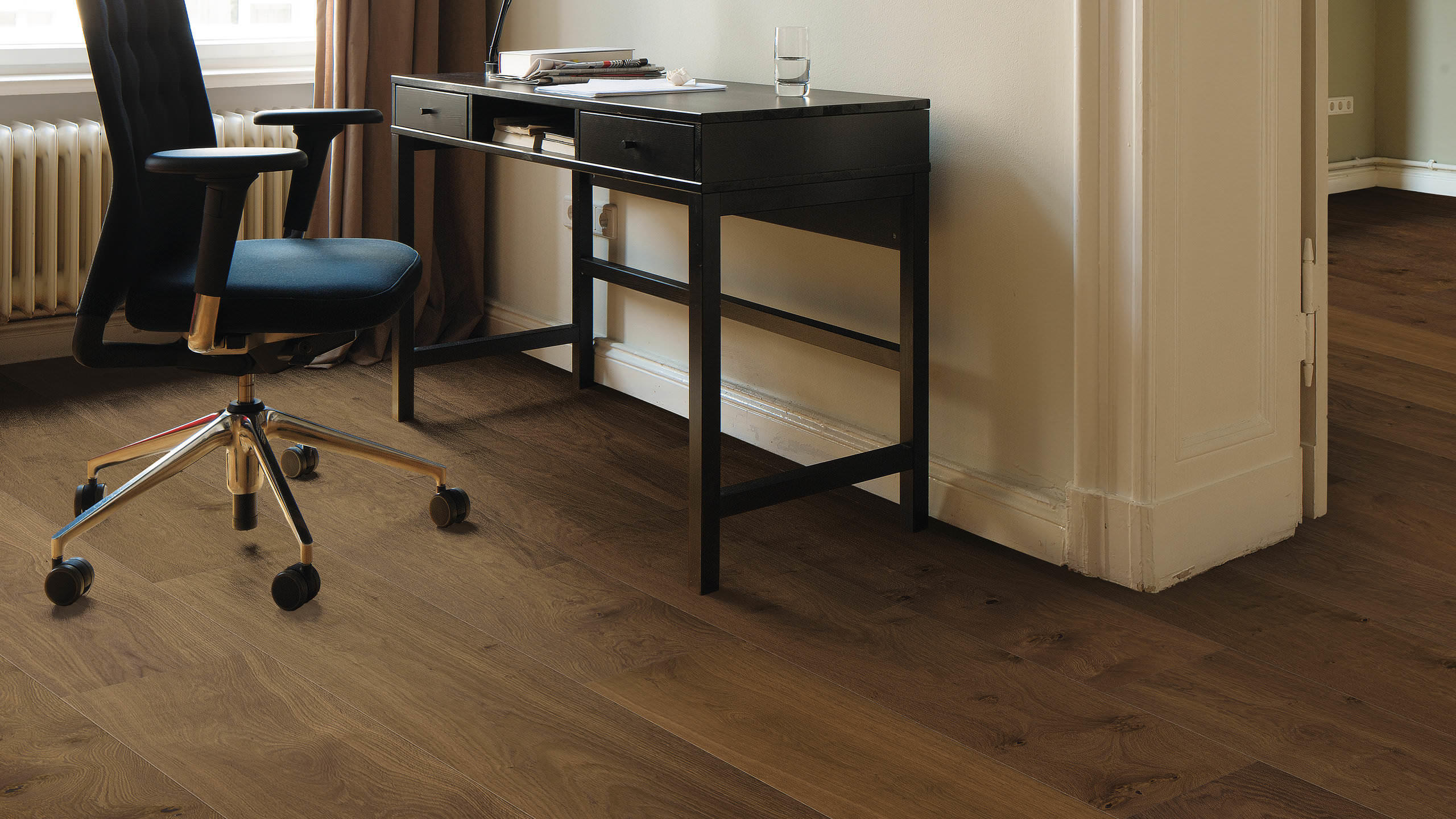 63 m² HARO Klick-Parkettboden Rauch-Eiche Universal