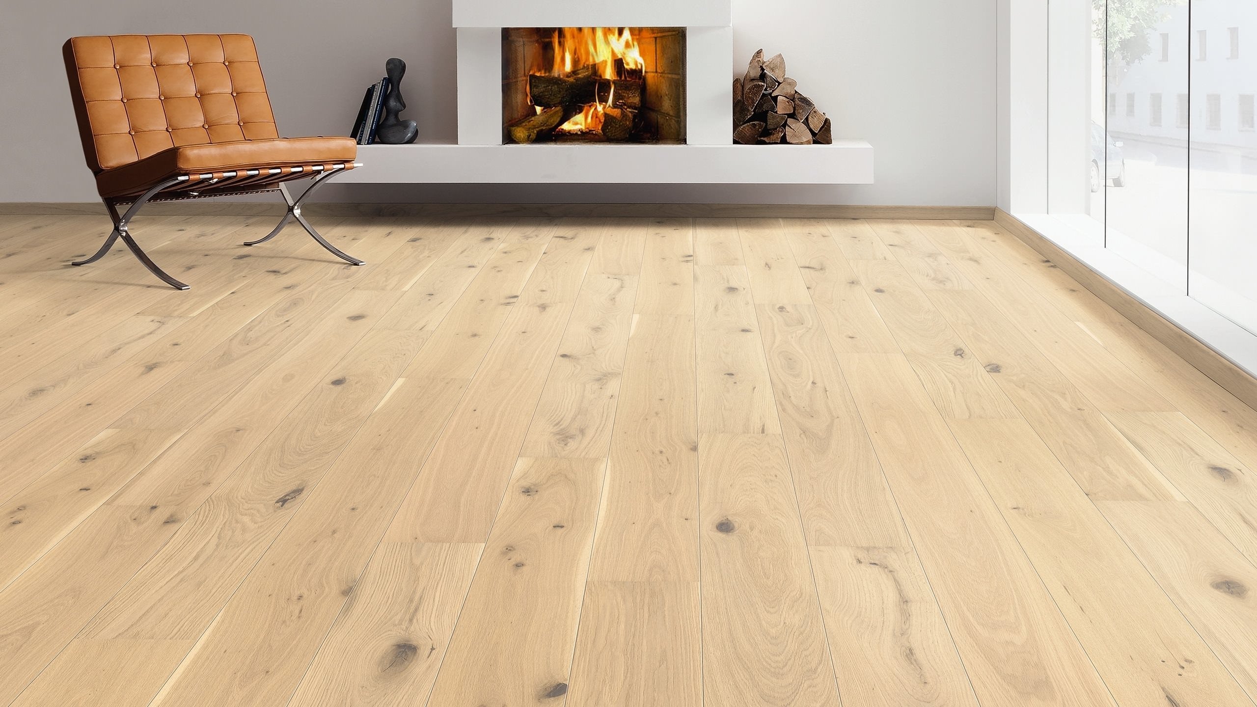 26 m² HARO Klick-Parkettboden Eiche Universal strukturiert