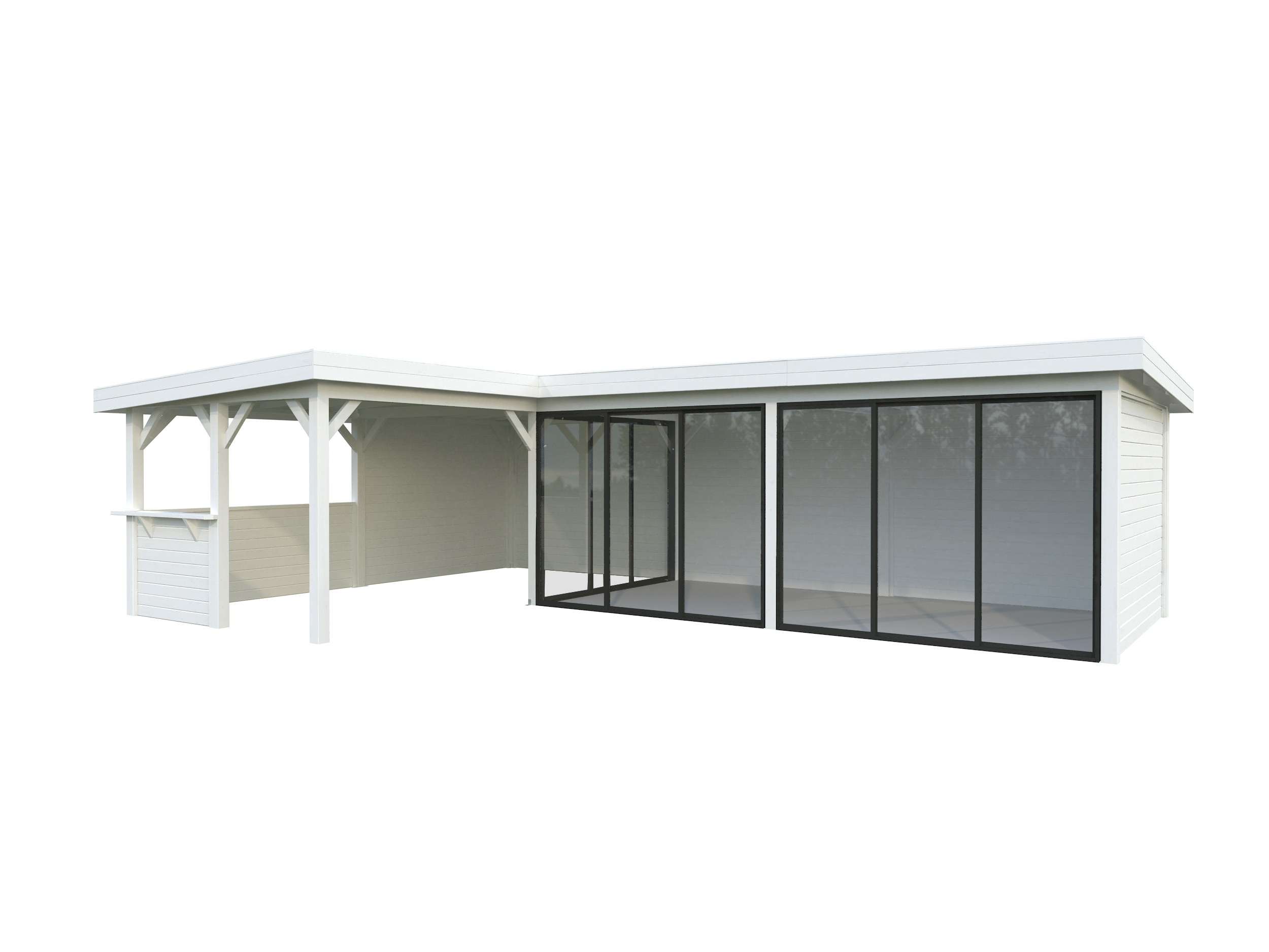 Pavillon Lenna 33,2 m² SET SLIDE 420 / 720 Connect