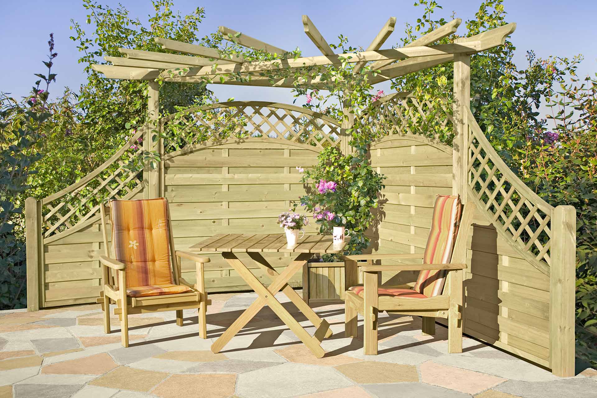 Eckpergola