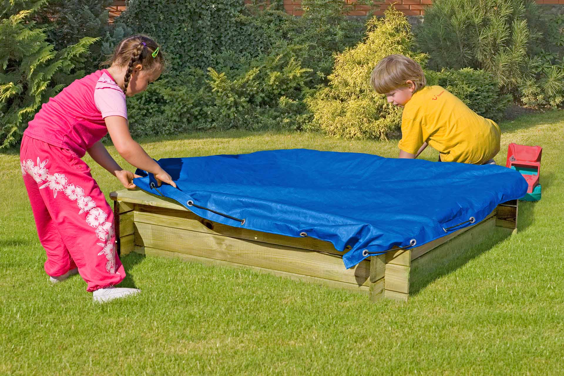 Abdeckplane für Sandkasten SUNNY 120x120cm
