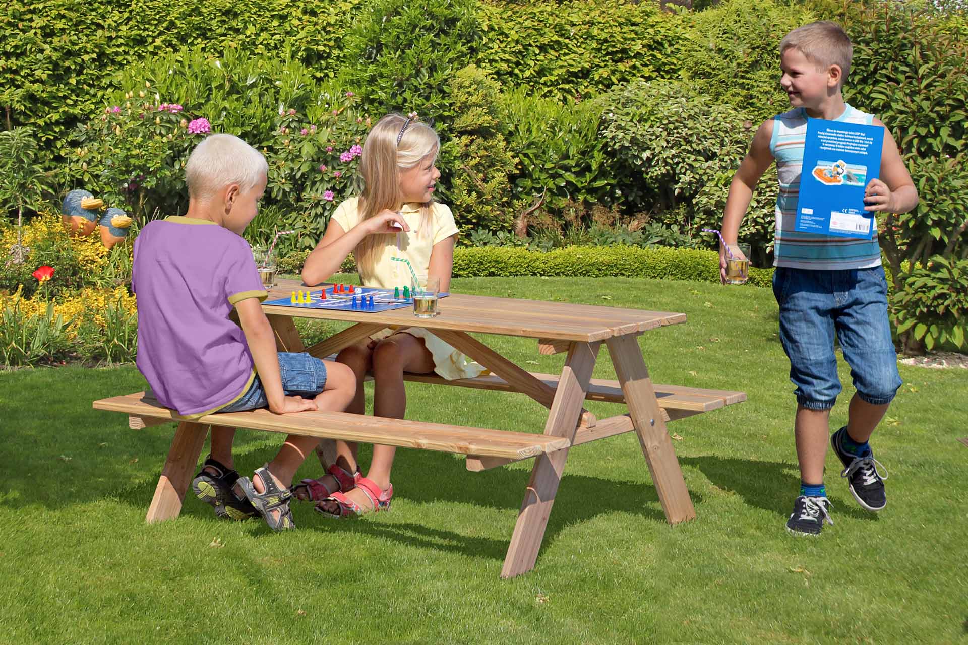 Kinderpicknicktisch Lena Lärche