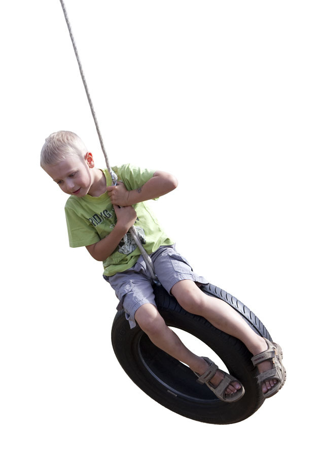 Seilset für Reifenschaukel vertikal