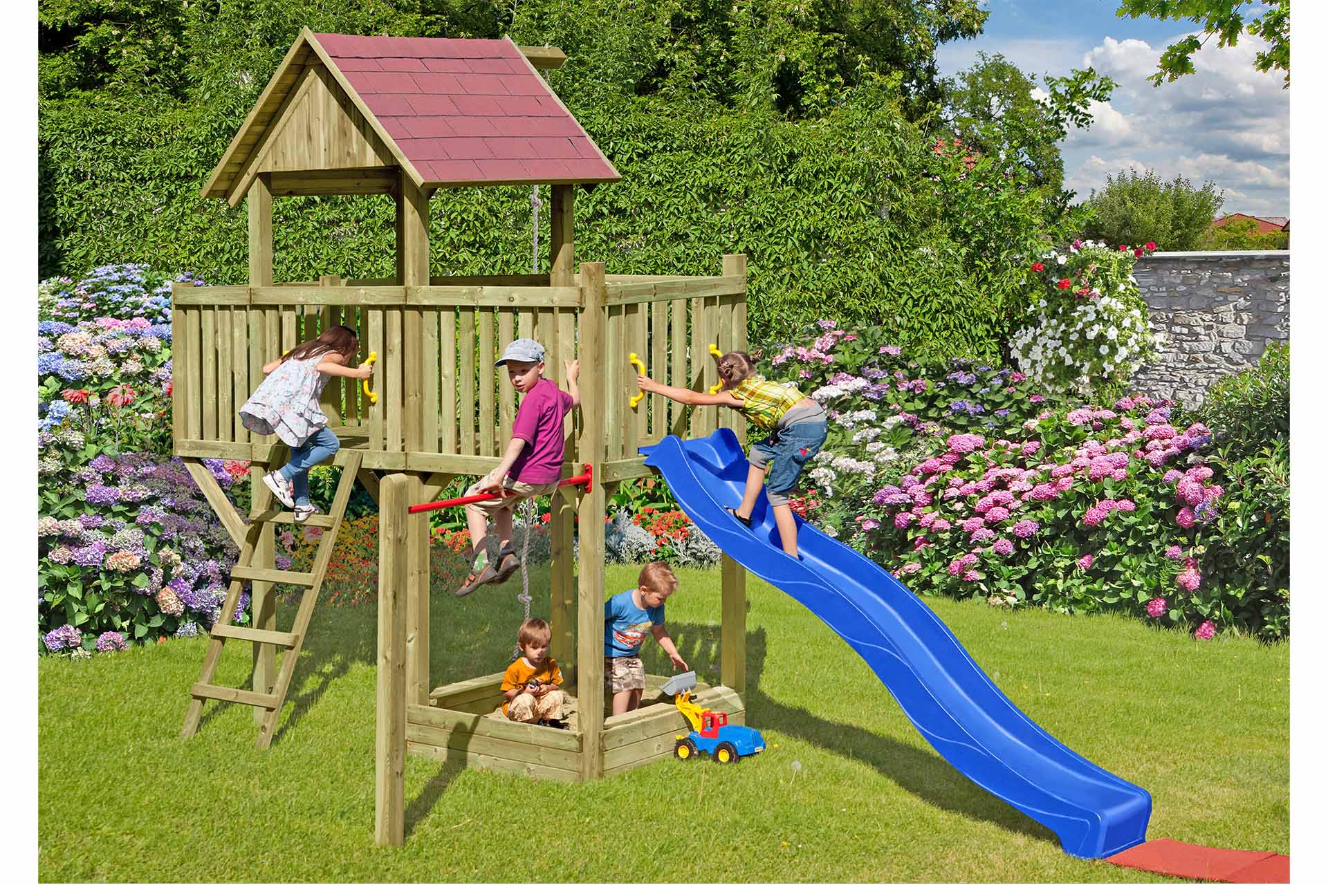Kinderspielanlage Multi-Play Red Head