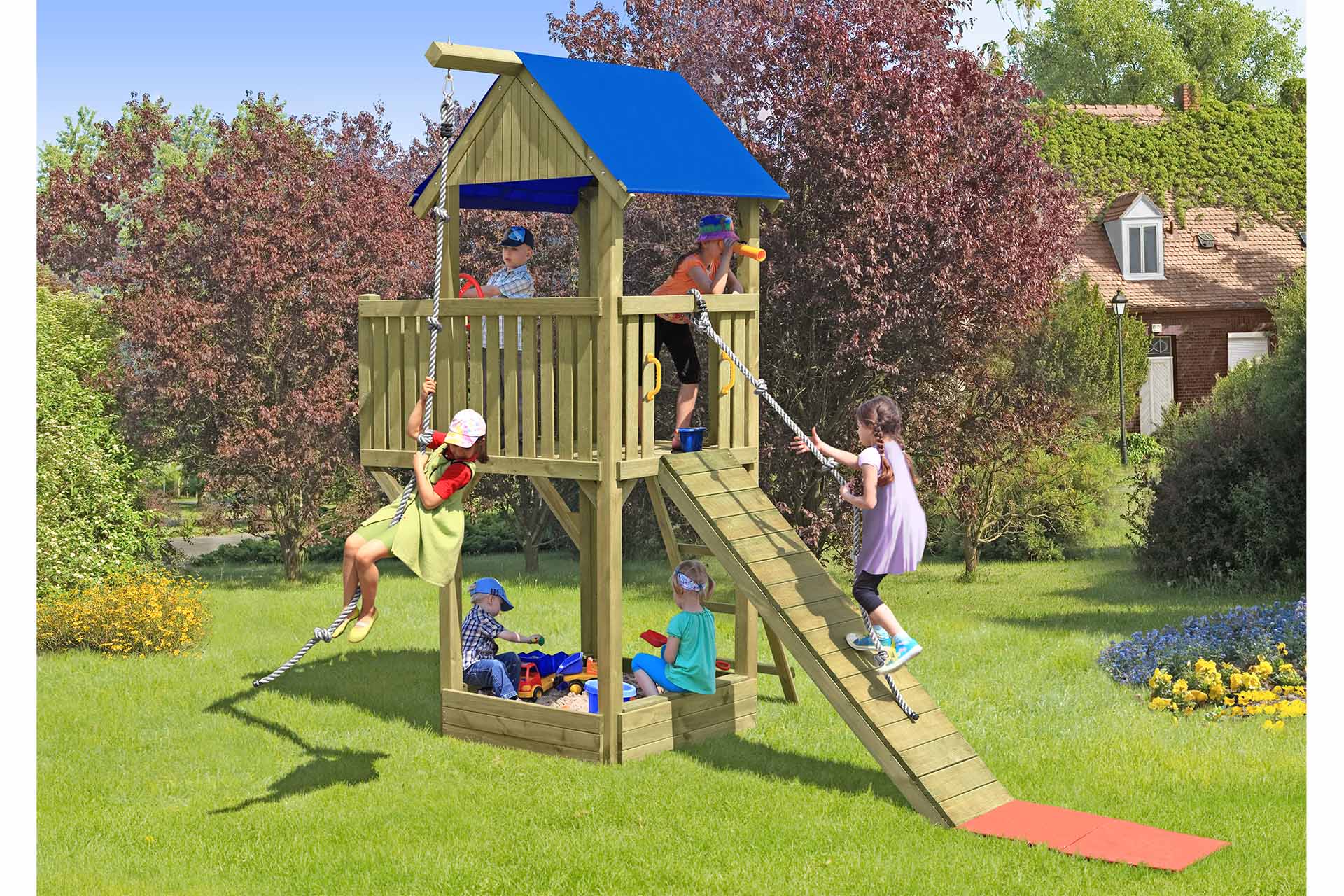 Kinderspielanlage Multi-Play Woman Chief