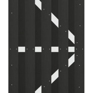 WPC Bretterzaun Tor Relax 90×180 cm Anthrazit | V-Line
