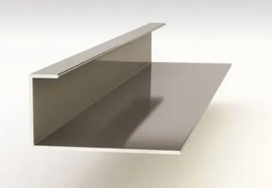 Abschlussprofil Alu 40 x 20 mm für Faserzementpaneele