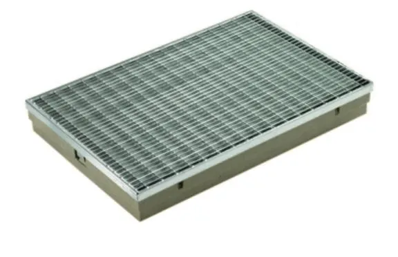 Aco Bodenwanne mit Gitterrost 75 x 50 cm