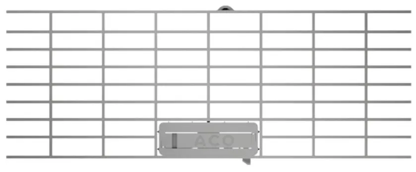 Aco Profiline 2.0 Maschenrost 30/10 Edelstahl mit Arretierung 1 m