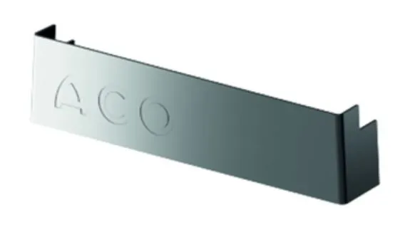 Aco Profiline 2.0 Stirnwand Edelstahl fixe Bauhöhe 30 mm