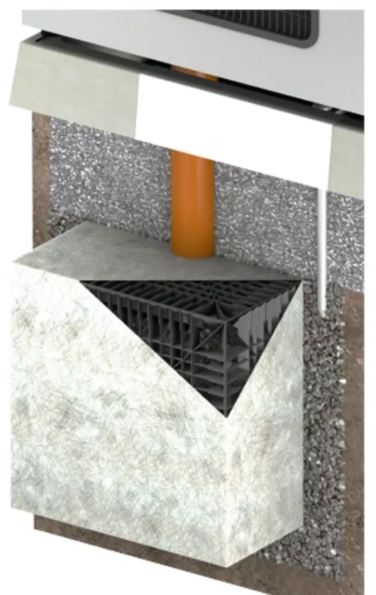 Aco Sickerbox für Wärmepumpenfundament  600 x 600 x 600 mm