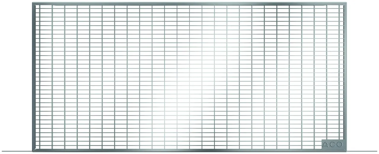Aco Therm Großlichtschachtrost Masche 30/10 150x70 cm begehbar