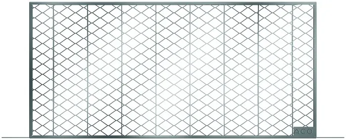 Aco Therm Großlichtschachtrost Masche 30/30 150x70 cm begehbar
