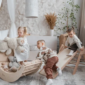 Indoor Kinder Kletterbogen + Kletterdreieck