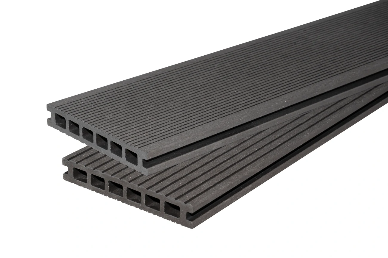 WPC Terrassendielen Premium Dunkelgrau 23x146 mm