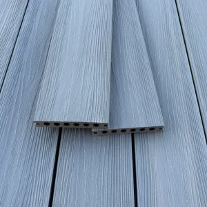 BPC Terrassendielen Komplettset Addition GRAU / BRAUN beschichtet 21,5×136 mm