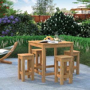 Massives Barhocker-Set Aron