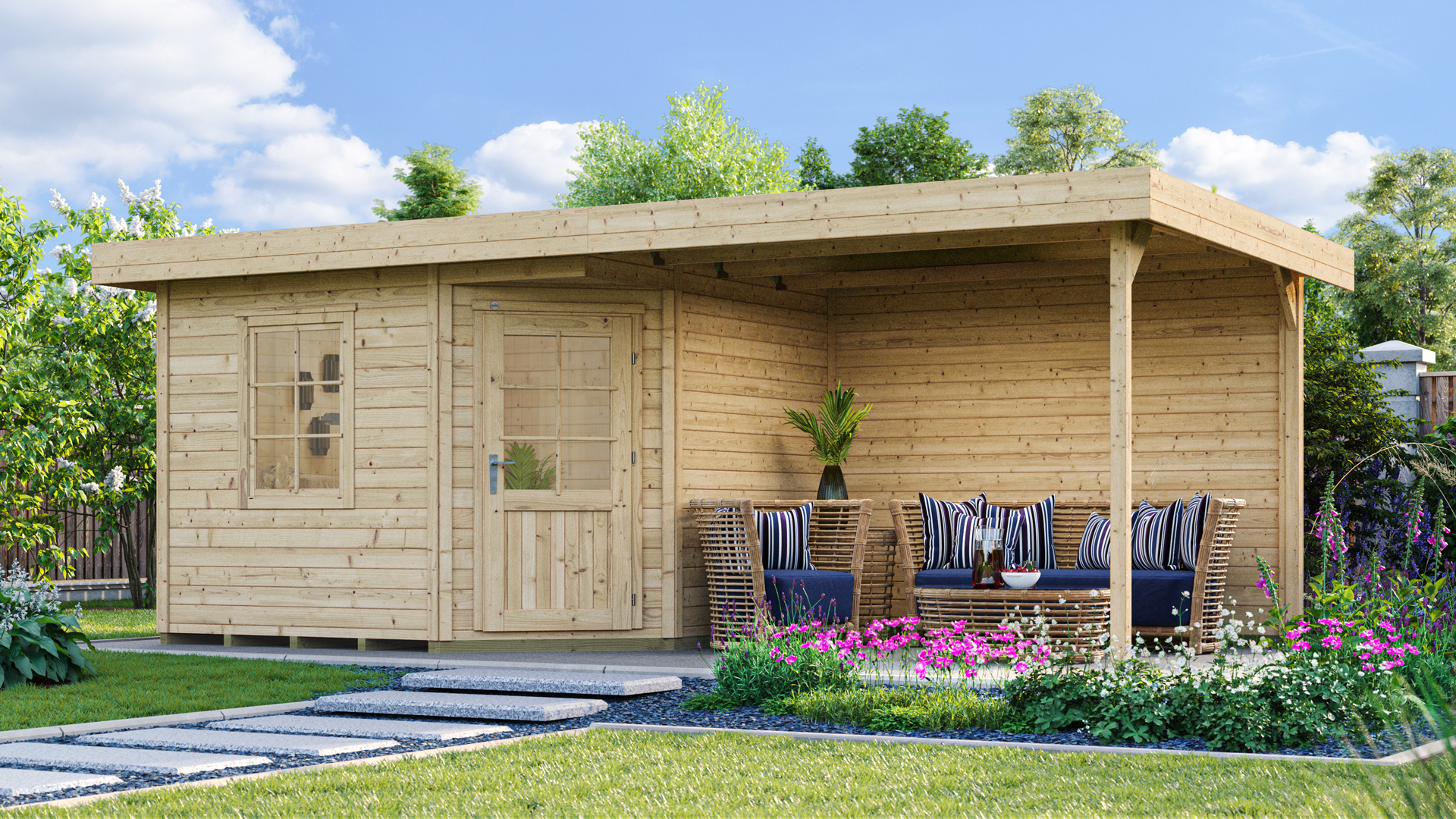Gartenhaus Cassidy 213B+