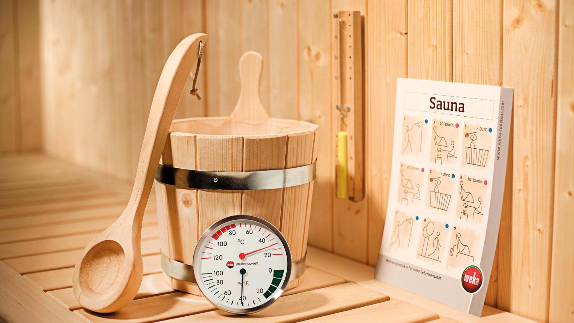 Premium-Zubehörset für Saunen