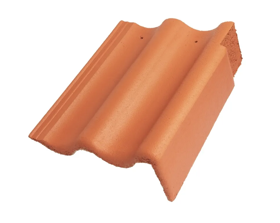 Braas Harzer Pfanne F+ Giebelstein rechts 120 mm Novo matt
