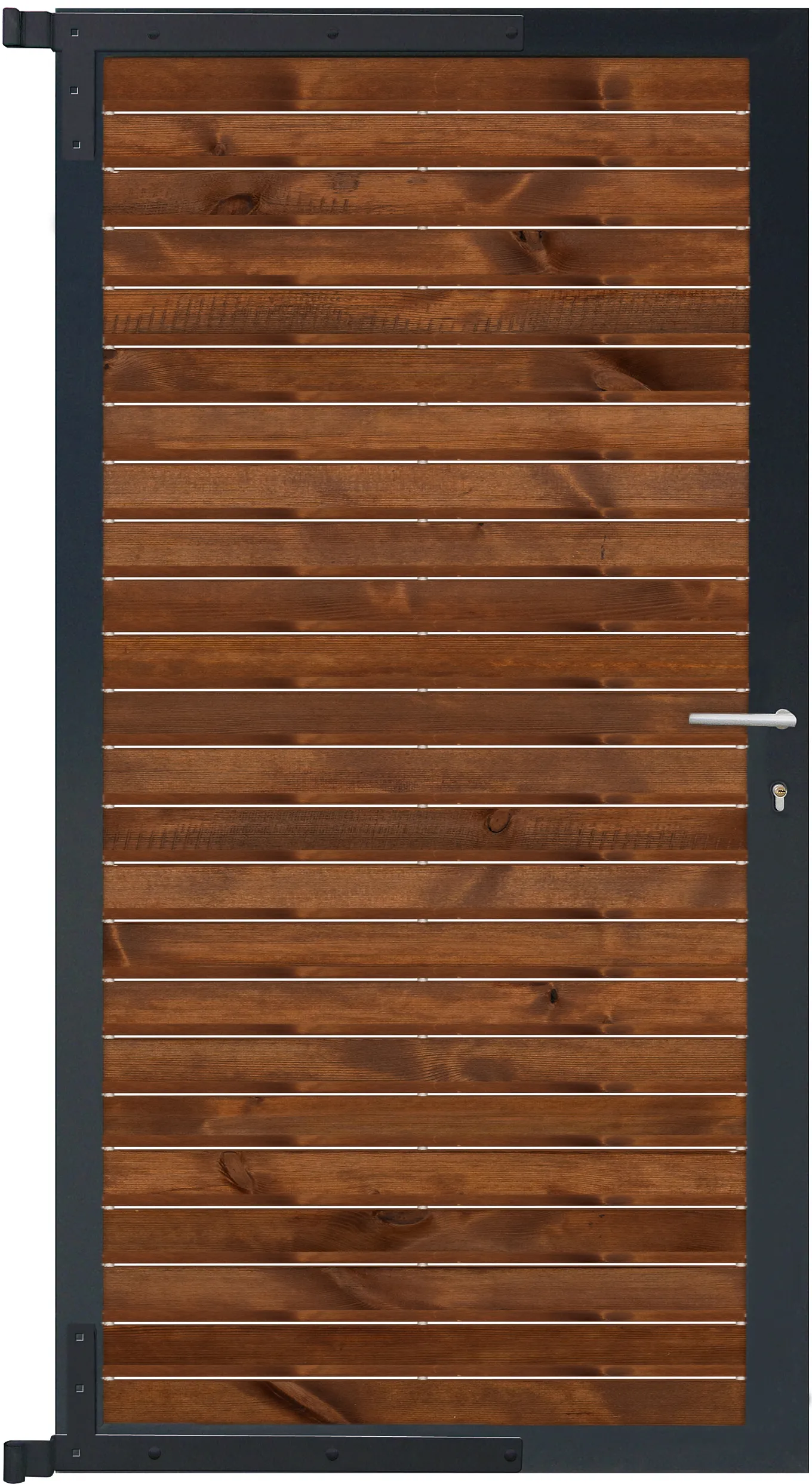 Rhombus Tor CRAFTWOOD Kiefer ca. 90x175 cm | V-Line