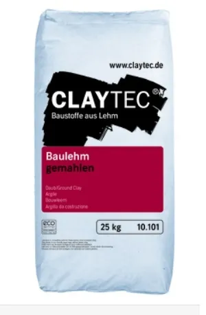 Claytec Baulehm trocken Deckenfüllung 25 kg Sack
