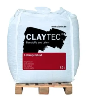 Claytec Baulehm trocken Deckenfüllung Big-Bag 1000 kg