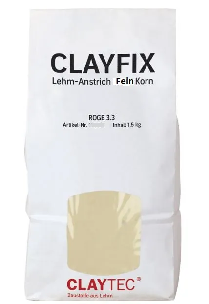Claytec Clayfix Lehm-Anstrich 1,5 kg Feinkorn
